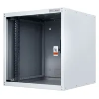 Legrand EVO16U6045 rackszekrény 19" 16U falra szerelhető üvegajtós szürke