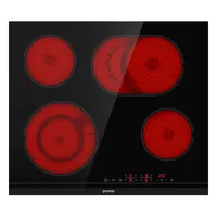 Gorenje 730354 üvegkerámia főzőlap, 4 zónás, keret nélküli, fekete, érintőkijelző, időzítő, StayWarm, FishZone ovális zóna, gyerekzár #2