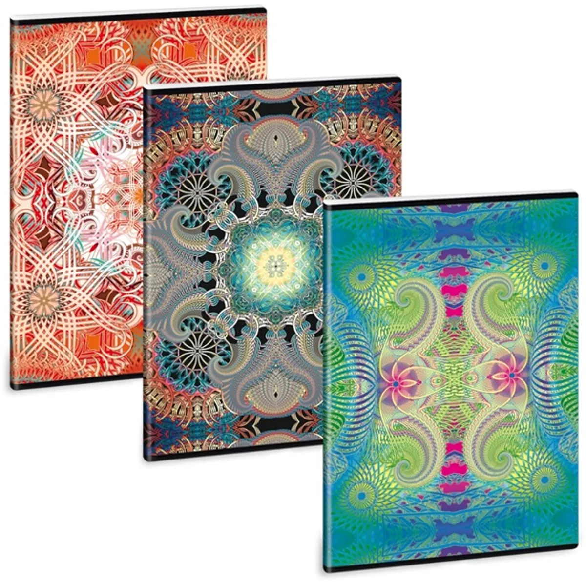 Ars Una 53121196 Mandala mix A4 kockás füzet 40 lap extra kapcsos fedél karton #1