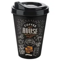 TITIZ AP-9122 IRIS COFFEE CUP műanyag pohár 400 ml tetővel többszínű #3
