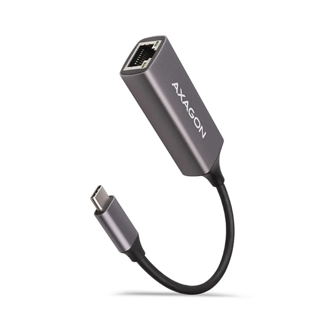 Axagon ADE-TRC USB-C 3.2 Gen1 Gigabit Ethernet adapter 15 cm kábel RJ45 USB 3.2 C #1