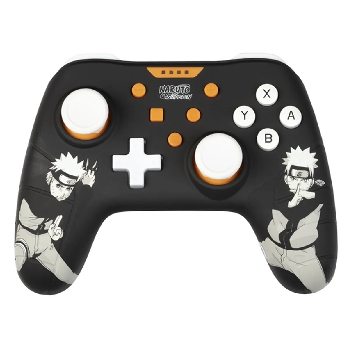 KONIX KX-NAR-SW-PAD-BLA Naruto Nintendo Switch kontroller fekete USB 3 m kompatibilis Switch, Switch OLED, Windows 8-11 #1