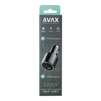 AVAX CC680B CARLY+ 140W USB-A USB-C fekete autós töltő #5