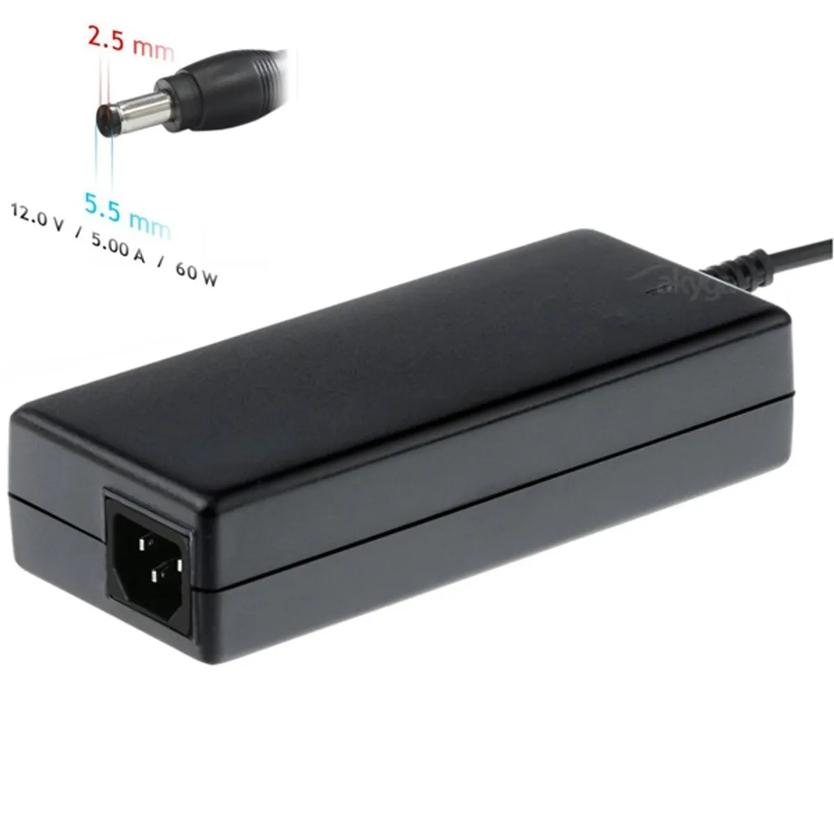 AKYGA AK-100-01BK mini-ITX fekete 1x 3,5 belső 60W tápegység #9