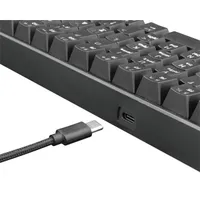 White Shark WS GK-2022B-BL-HU Shinobi GK-2022B 60 százalékos mechanikus kék switchek magyar kiosztás USB-C RGB világítás állítható lábak levehető kábel #9