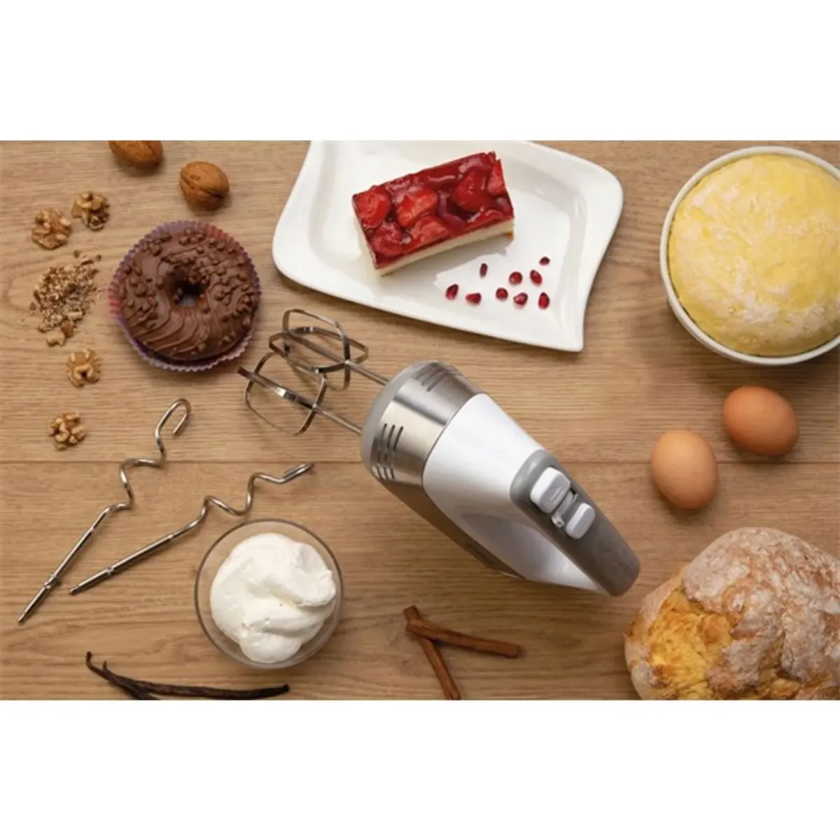 Gorenje 738613 M 500DC kézi mixer fehér 500 W 5 fokozat dagasztás keverés #8