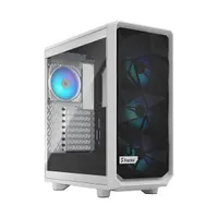 Fractal Design FD-C-MES2C-08 Meshify 2 Compact RGB Fehér 3 beépített ventilátor, 7 hely, 2x 3,5" belső hely, 4x 2,5" belső hely, USB 3.0, fejhallgató csatlakozó, mikrofon csatlakozó
