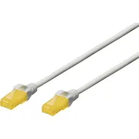 DIGITUS DK-1613-A-100 Cat6A U-UTP patch kábel 10 m szürke LSZH Cu 26-7 AWG 500 MHz