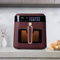 Berlinger Haus BH-9687 forrólevegős sütő matt bordó 6,3 L #5
