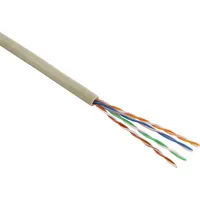 EXCEL 100-065 Cat5e U-UTP PVC kábel tömör 24 AWG szürke 305 m Eca #1