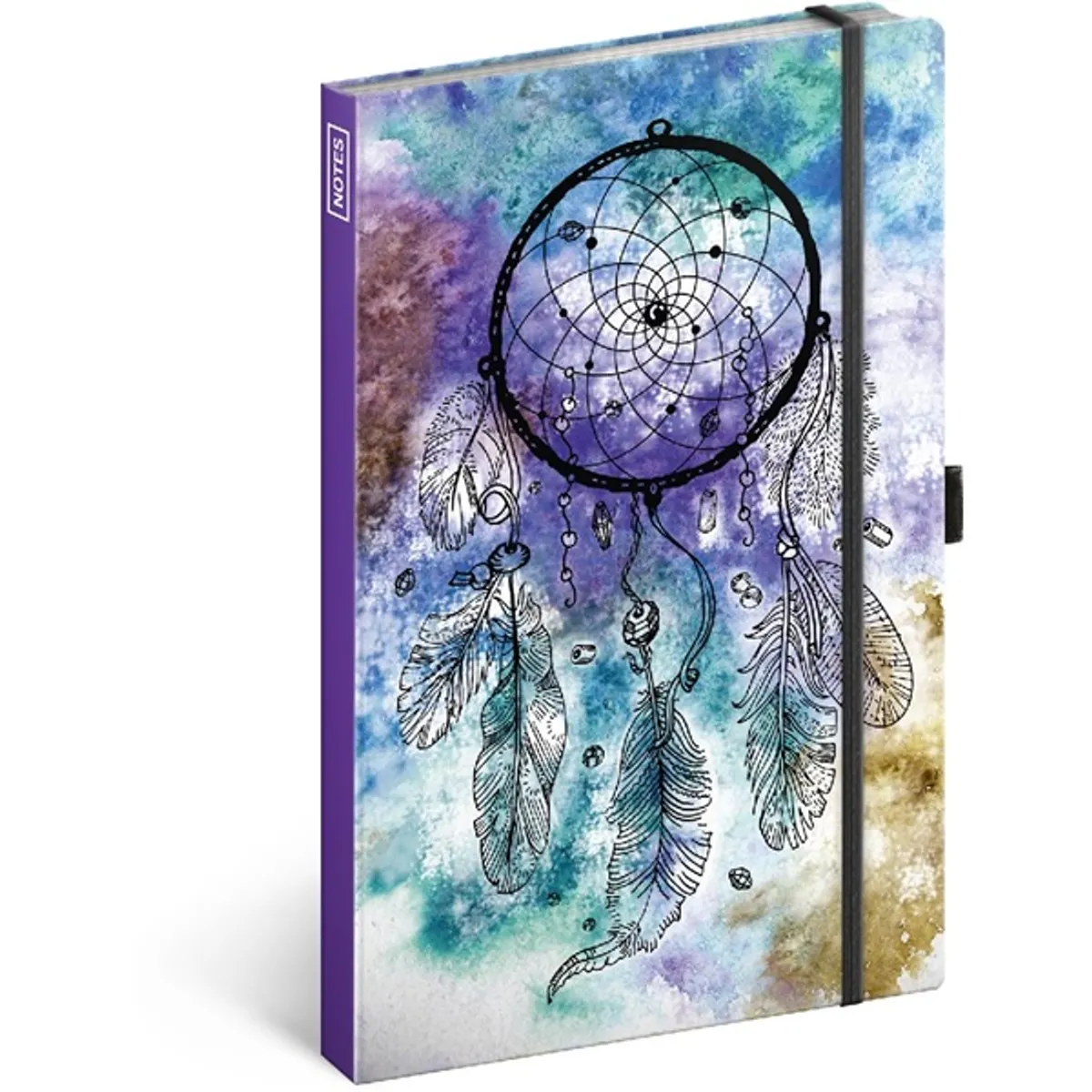 RealSystem 5416 Dream Catcher notesz 130x210mm mintás 86 lap vonalas keményfedeles #1