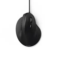 HAMA 00182698 Vertical Ergonomic EMC-500 fekete USB optikai egér 6 gomb DPI kapcsoló 1000 1400 1800 dpi 180 cm