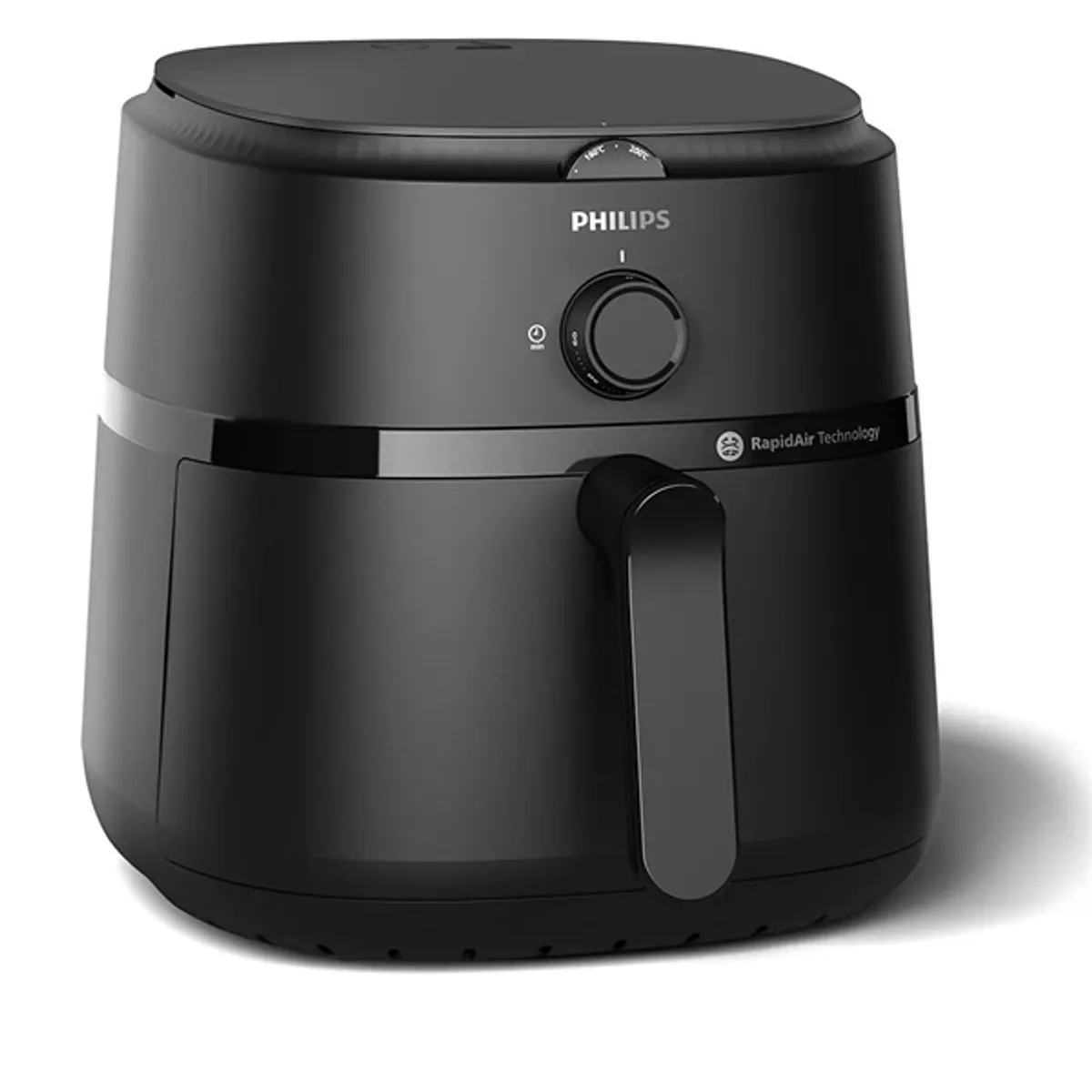 PHILIPS NA130/00 Forrólevegős sütő 6,2 l Fekete Kijelző Időzítő Kivehető edény Ellenőrzőablak #1
