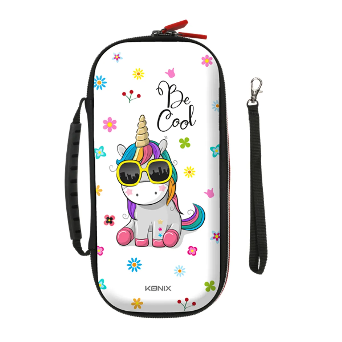 Konix KX-BP-UNIK-COOL Unik Be Cool utazó tok Switch és Switch Lite 8 tárolórekesz dupla nyitás #2