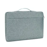 TOO LS-038GY-141 Notebook tok poliszter szürke 38,5x28,5x3 cm 14,1" fogantyúval