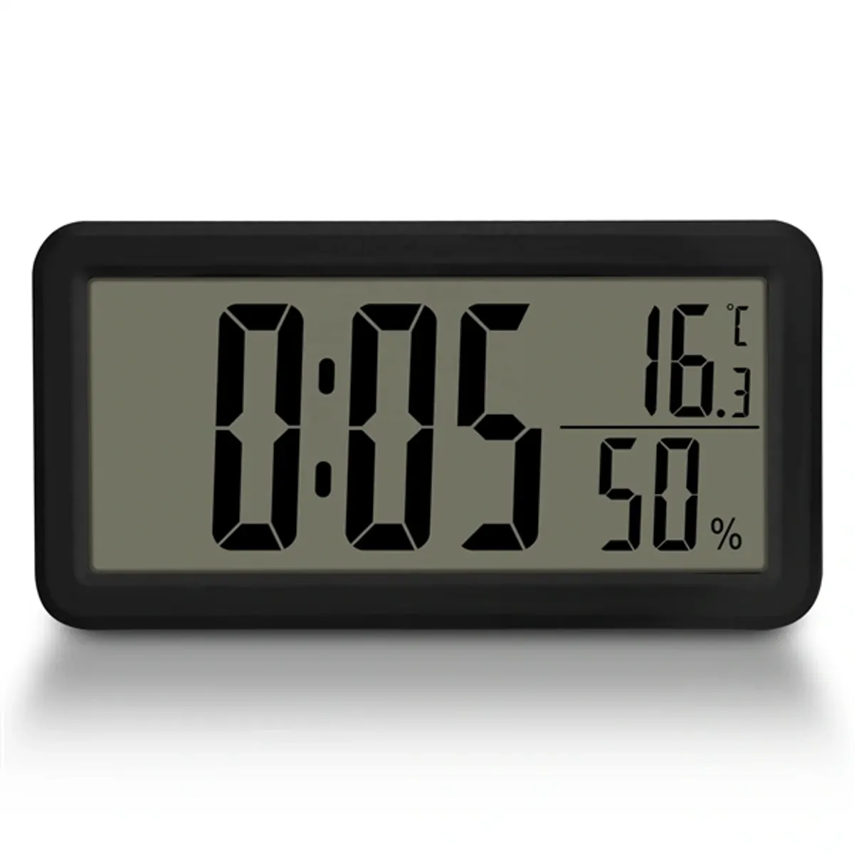 TOO DC-505-B ébresztőóra digitális kijelzővel fekete hőmérséklet kijelzéssel #1