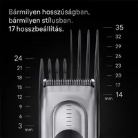 Braun 10AS490175 Series 5 hajvágó 3-35 mm 50 perc vezeték nélküli 17 hosszbeállítás #6