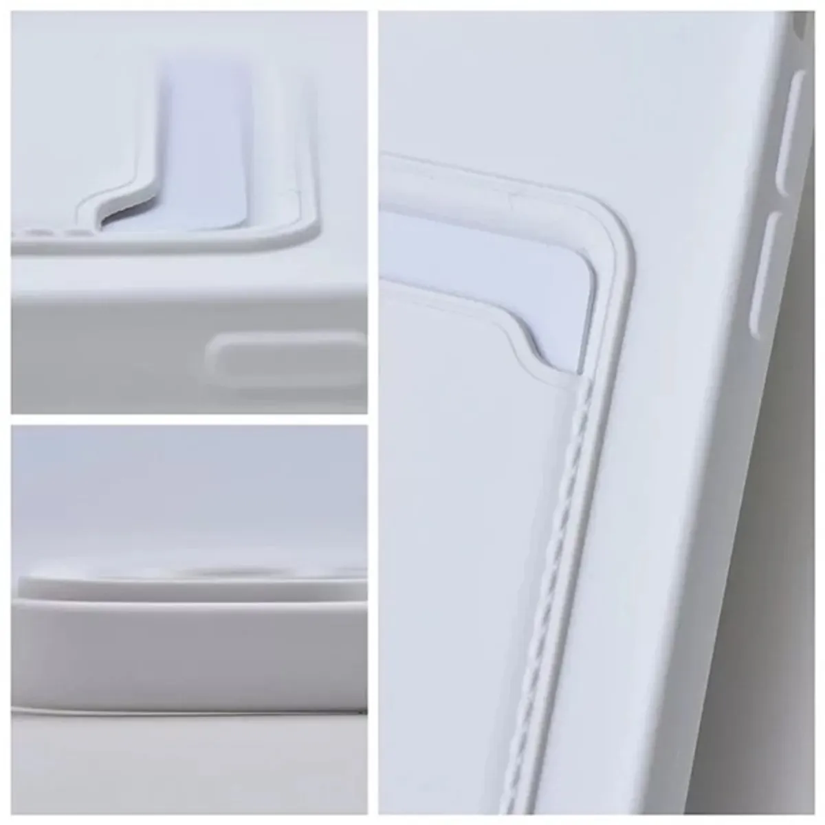Haffner PT-6843 Card Case fehér szilikon hátlap kártyatartóval Apple iPhone 15 Plus #4