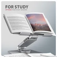AXAGON STND-LR ALU HQ ezüst 360 fokos forgatás 10"-17,3" laptop állvány #8