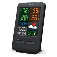 SENCOR 35053972 SWS 7300 időjárás állomás vezeték nélküli digitális kijelző 8 érzékelő csatlakoztatható #4