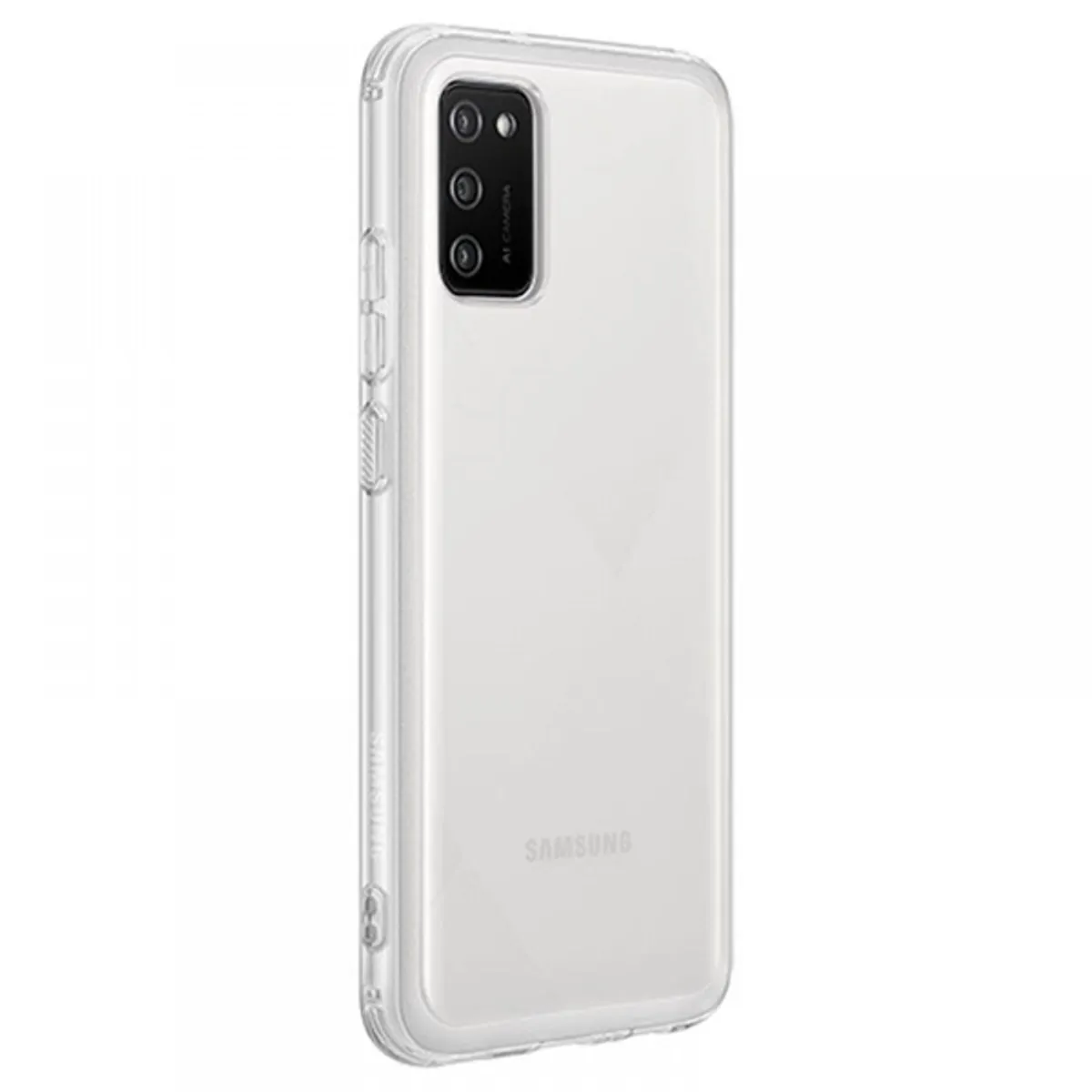 Samsung OSAM-EF-QA026TTEG hátlap Galaxy A02S szilikon átlátszó #3