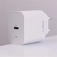 MAXLIFE ML738416 PD QC 20W Type-C fehér gyorstöltő adapter és USB-C - Lightning kábel 100 cm #2