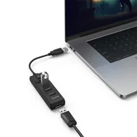 Hama 00200118 usb 2.0 hub 4-port buspowered fekete #3