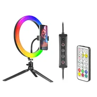 Tracer TRAOSW46807 gyűrűs lámpa 26 cm rgb 600-1700 lm 8 W távirányítóval állvánnyal