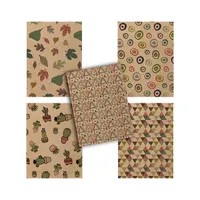 Pátria Design P1111-1692 ECO Nature kockás füzet A4 40 lap álló mintás