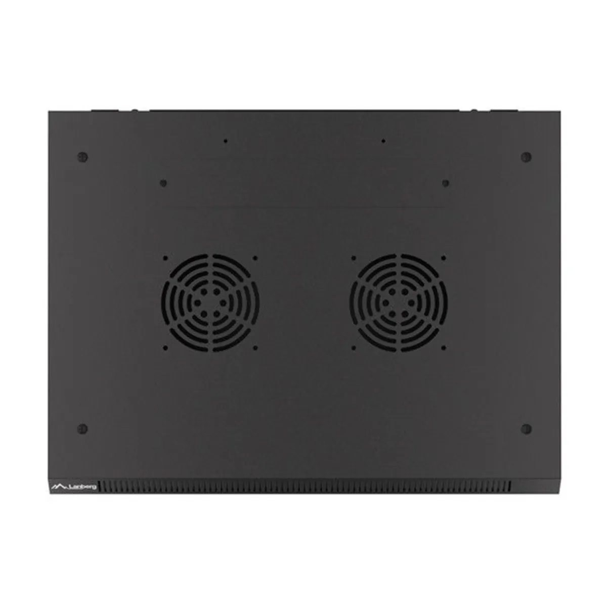 Lanberg WF01-6409-00B 9U 19" fali rack szekrény 600x450mm fekete #9