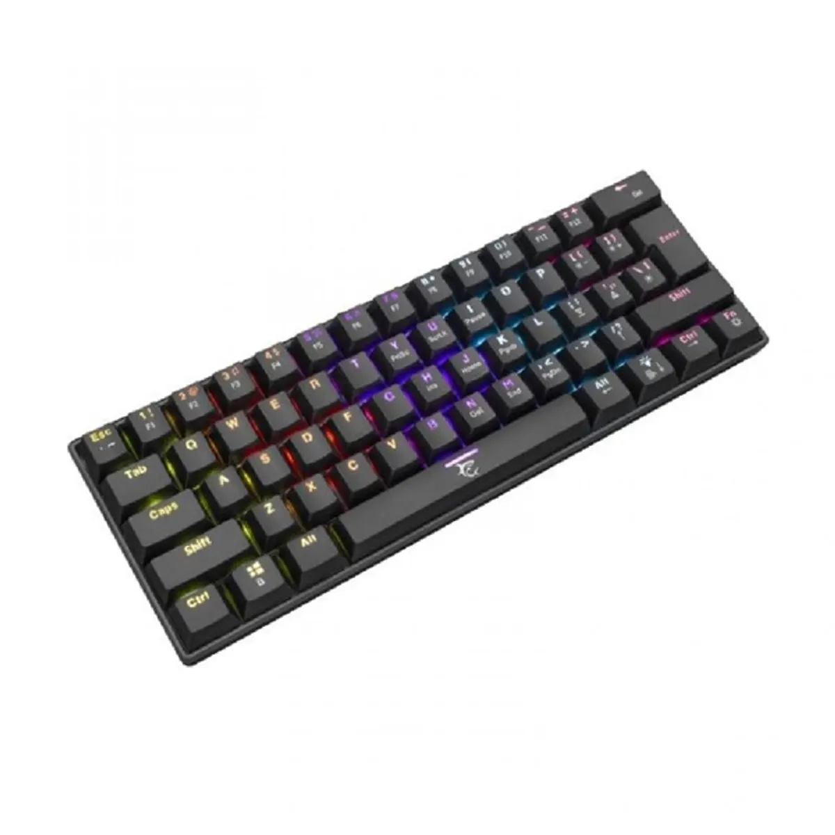 White Shark WS GK-2022B-BL-HU Shinobi GK-2022B 60 százalékos mechanikus kék switchek magyar kiosztás USB-C RGB világítás állítható lábak levehető kábel #3