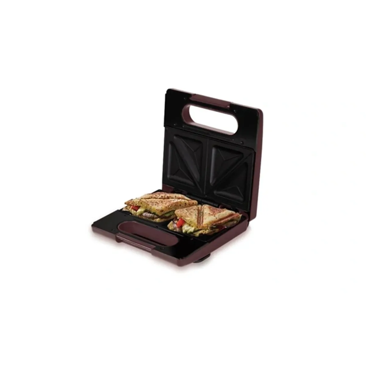 Berlinger Haus BH/9587 3in1 szendvicssütő bordó 780 W 2 db 22,5x13 cm tapadásmentes cserélhető lapok jelzőfény csúszásgátló lábak #2