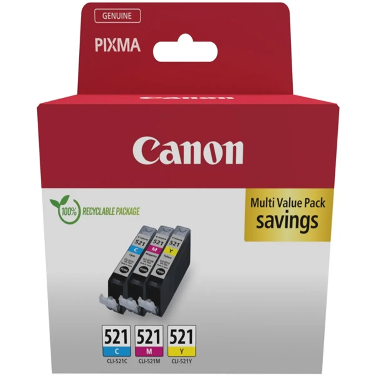 Canon 2934B010 CLI-521 C-M-Y 3-színű tintapatron #2