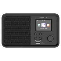 SENCOR 35060366 SIR 5100WDB internet rádió 2,4" LCD Bluetooth WiFi USB DAB+ FM RDS 4,0 W