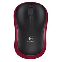 Logitech 910-002240 M185 piros vezeték nélküli optikai egér 1000 dpi 3 gomb