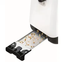 TEFAL TT130130 Delfini 2 fehér 2 szeletes 850 W 7 pirítási szint automatikus középre helyezés kiolvasztás morzsatálca #4