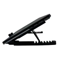 FROGGIEX FX-PC-P2-R HyperCooling Notebook hűtőpad 6 ventilátor USB hub RGB fekete 15.6" #3
