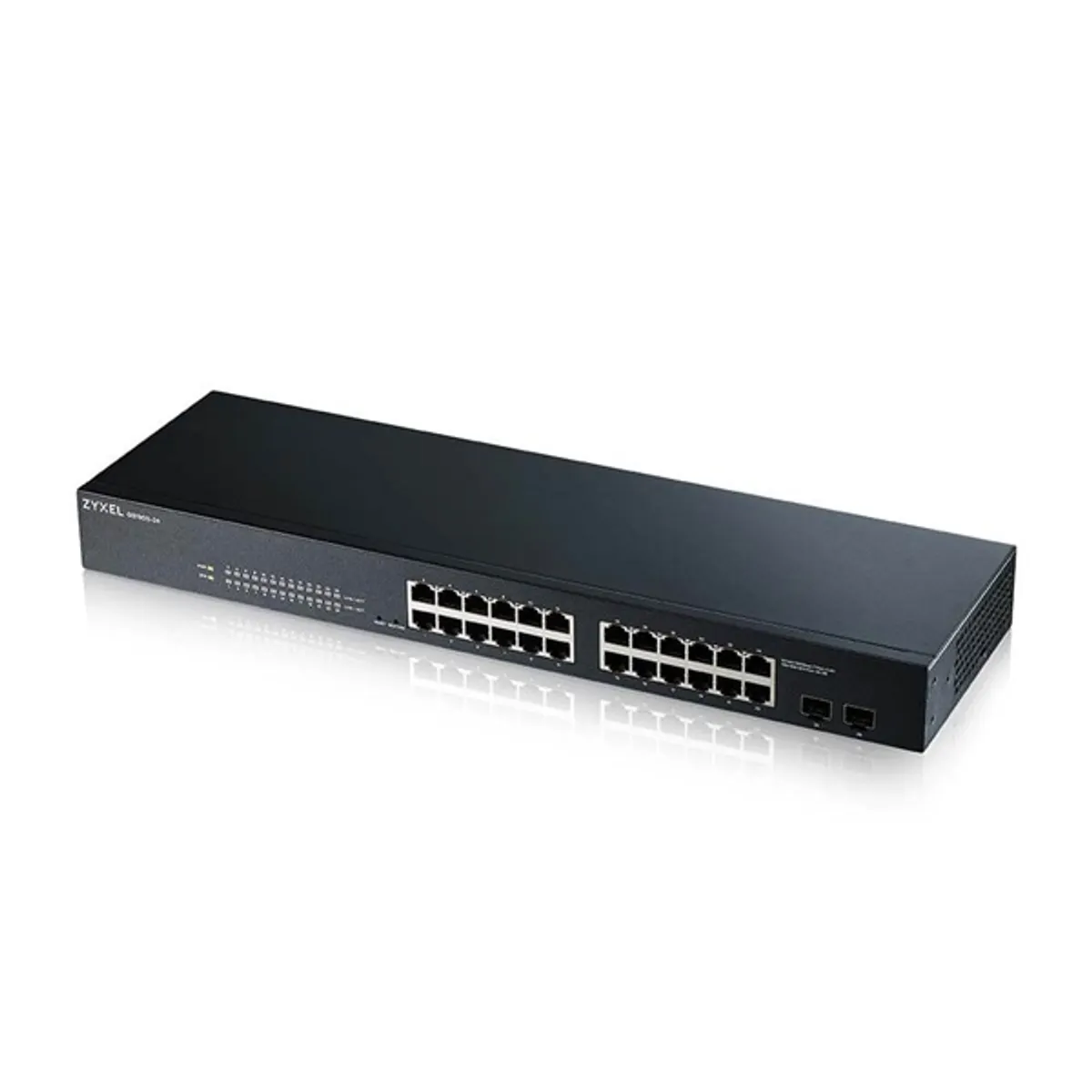 Zyxel GS1900-24-EU0102F GS1900-24v2 24-portos GbE L2 intelligens kapcsoló ventilátormentes rackbeépítés #1