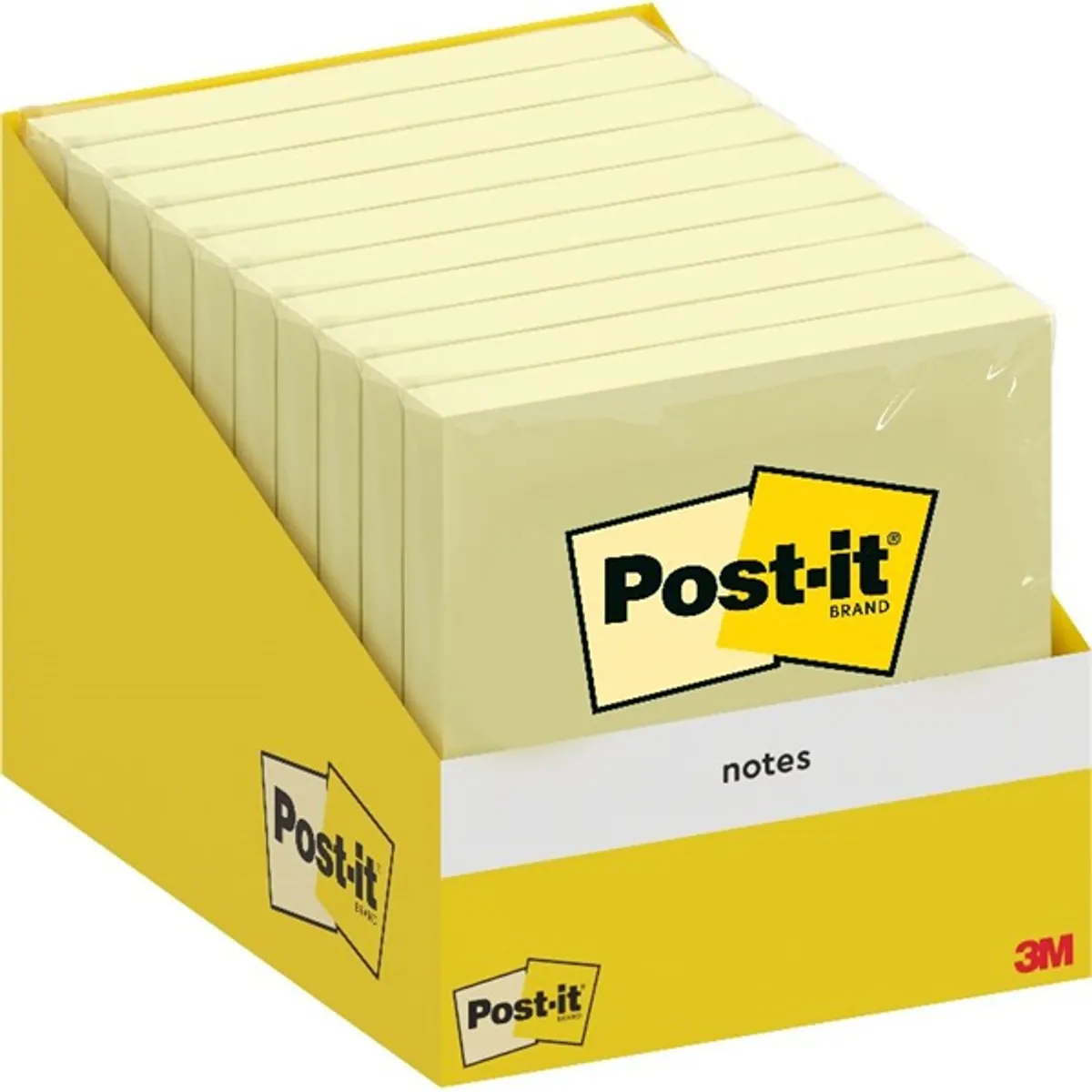 Post-It 7100317841 jegyzettömb 76x76mm 100lap öntapadós kanárisárga #1