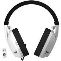 Canyon CND-SGHS13W Ego GH-13 7.1 headset 2.4 GHz Bluetooth 5.2 USB-C 18 óra fehér #3