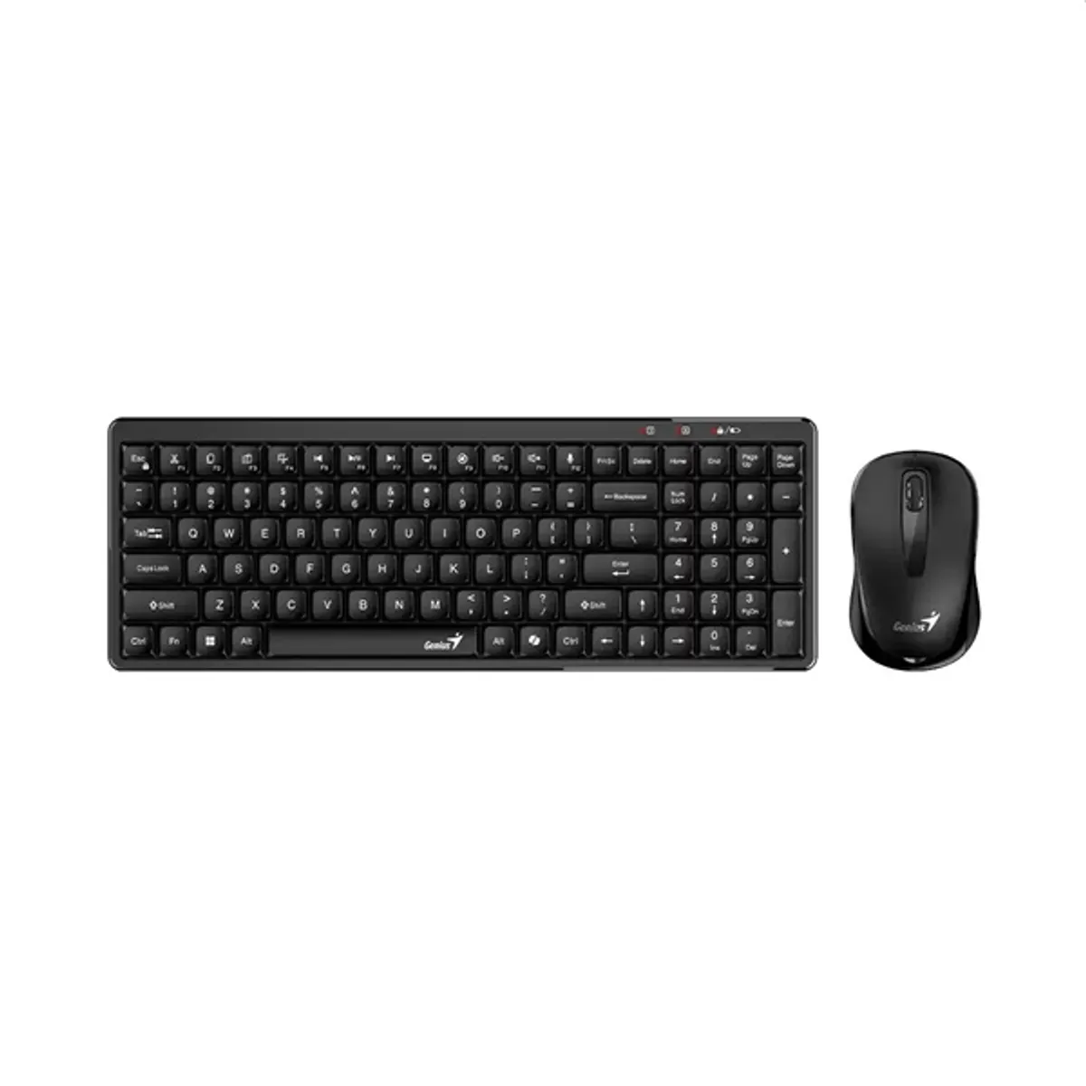 Genius 31340019404 LuxeMate Q8100 fekete Magyar USB vezeték nélküli optikai 10 m 1200 dpi #1