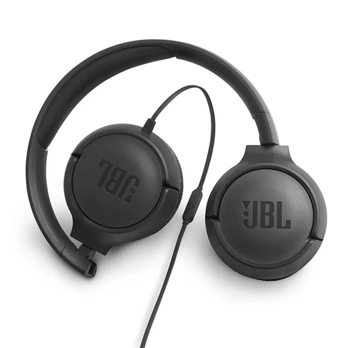 JBL JBLT500BLK T500 32 mm meghajtó, 32 ohm, 2.0 mikrofonos fejhallgató, vezetékes, 120 cm kábel, fekete #3