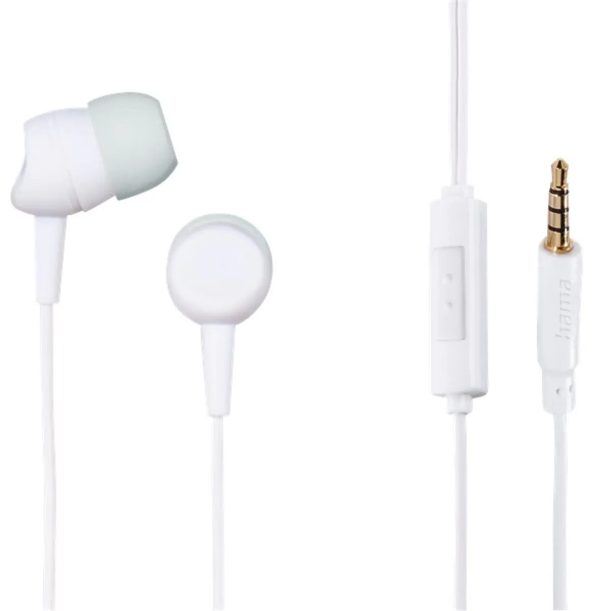 Hama 00184140 Inear Ep fehér 3,5 mm-es jack 1,2 m 10 mm hangszóró 32 ohm 20 Hz-20 kHz #1