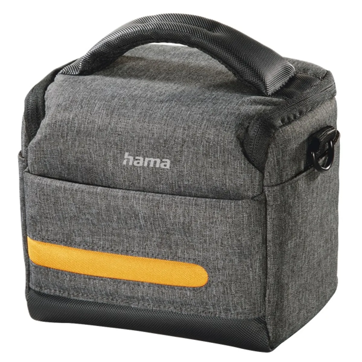 HAMA 00121306 Terra Szürke fotós táska Újrahasznosított PET párnázott belső első zseb vállpánt hordozó fogantyú univerzális belső méret 155x100x130 #1