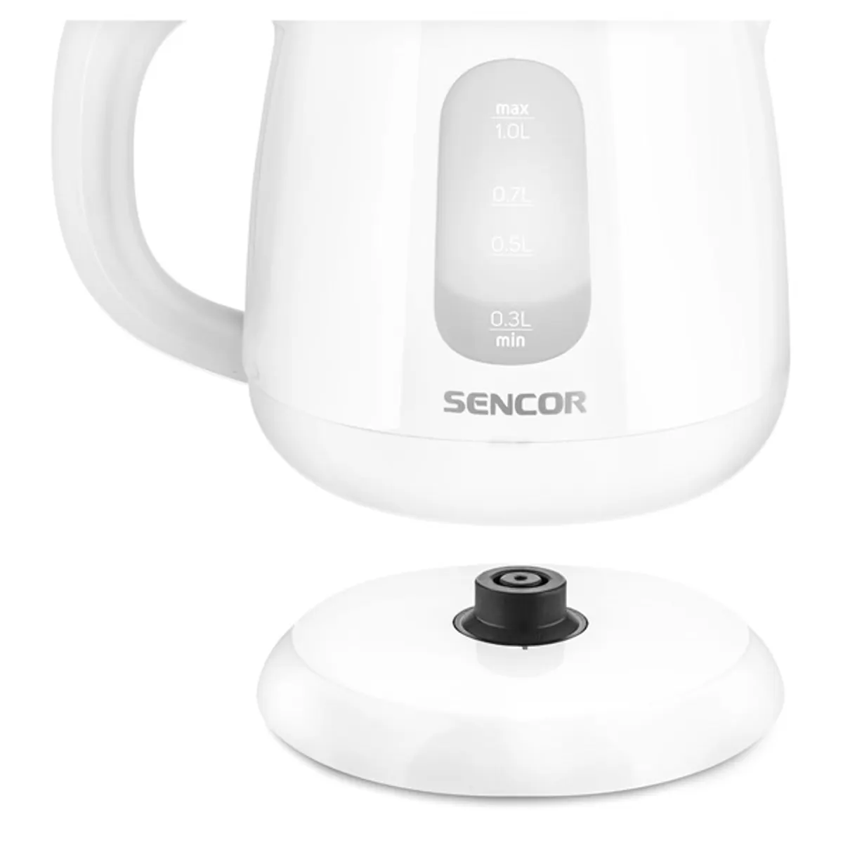Sencor 41005054 SWK 1010WH fehér 1,0 L 1100 W automatikus kikapcsolás vízszintjelző vízkőszűrő 360 fokban elforgatható #9
