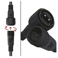 Emos D1CC03 jégcsap fényfüzér 2,5 m 100LED IP44 LED 12W hideg fehér időzítő kültéri beltéri #4