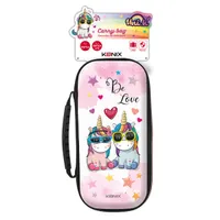 Konix KX-BP-UNIK-LOVE Unik Be Love tok Switch és Switch Lite kompatibilis 8 tárolórekesz dupla nyitás