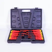 IRIS TOOLS SD-011-022 szigetelt csavarhúzó készlet 11 darabos PH és PZ fejű #2