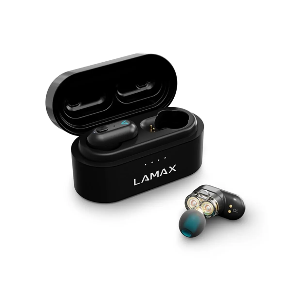 LAMAX LMXDU1 Duals1 vezeték nélküli fülhallgató Bluetooth 5.0 aptX USB-C 15 m 7 óra #1
