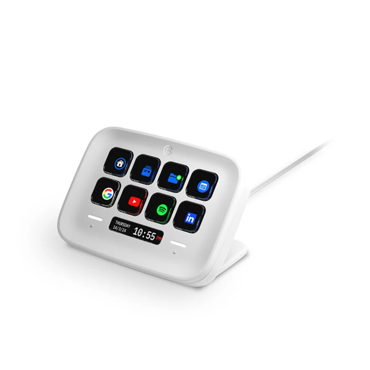 Corsair 10GBJ9901 Elgato stream deck neo fehér 8 testreszabható LCD billentyű streaming vezérlő #1